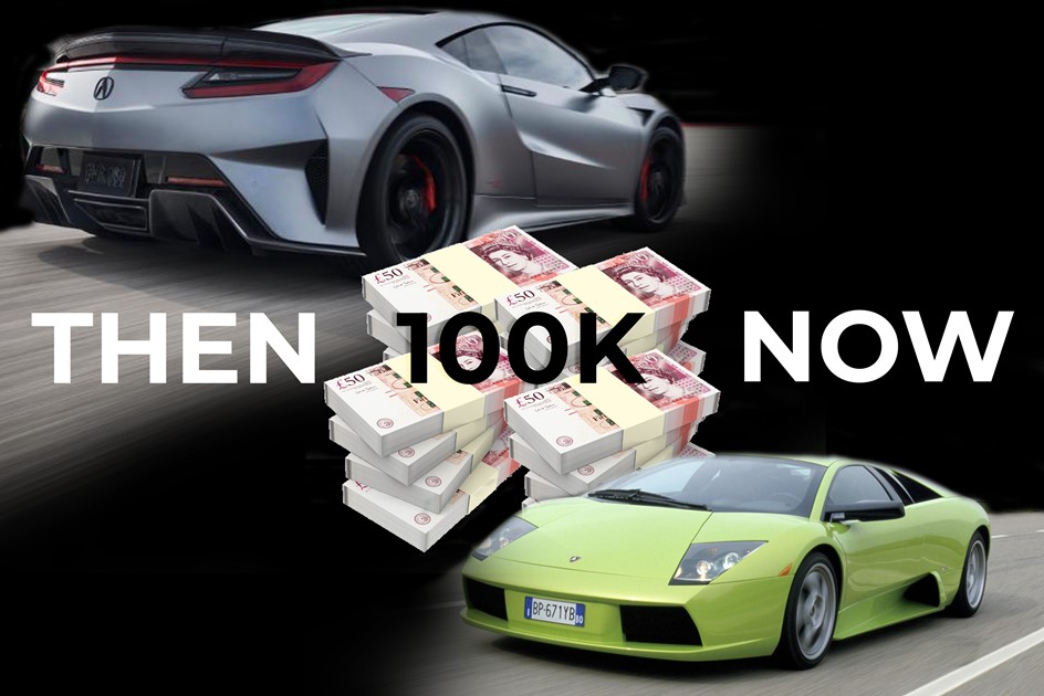 £100k supercars: Lamborghini Murciélago and Honda NSX 