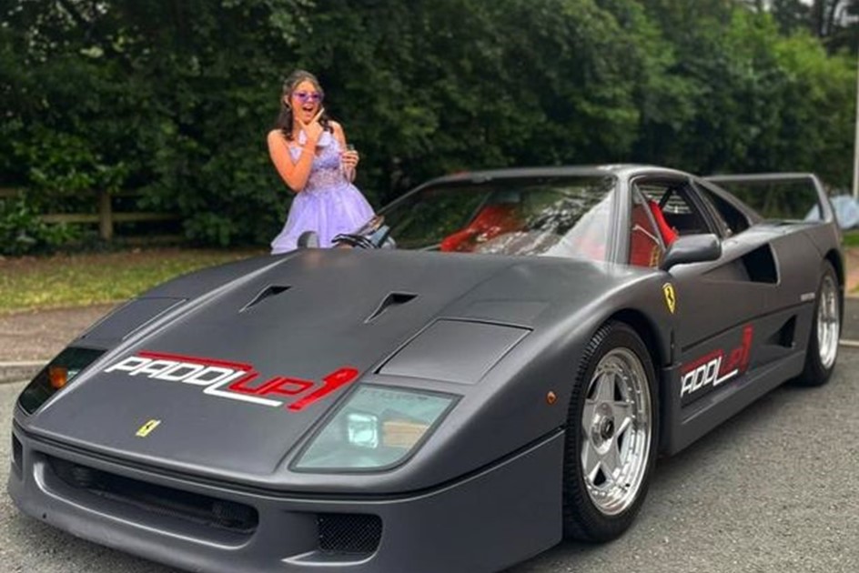 PaddlUp Ferrari F40 heads to prom