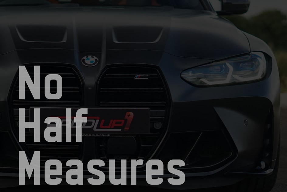 A BMW M3 for PaddlUp's No Half Measures campaign