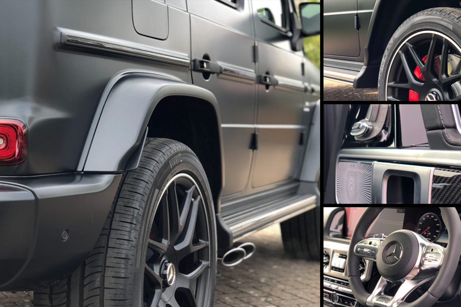 Detailed shots of a Mercedes G63 AMG 