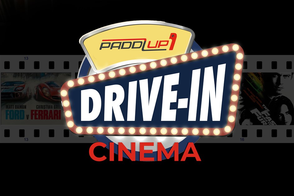 PaddlUp's drive-in cinema graphic for car related movies
