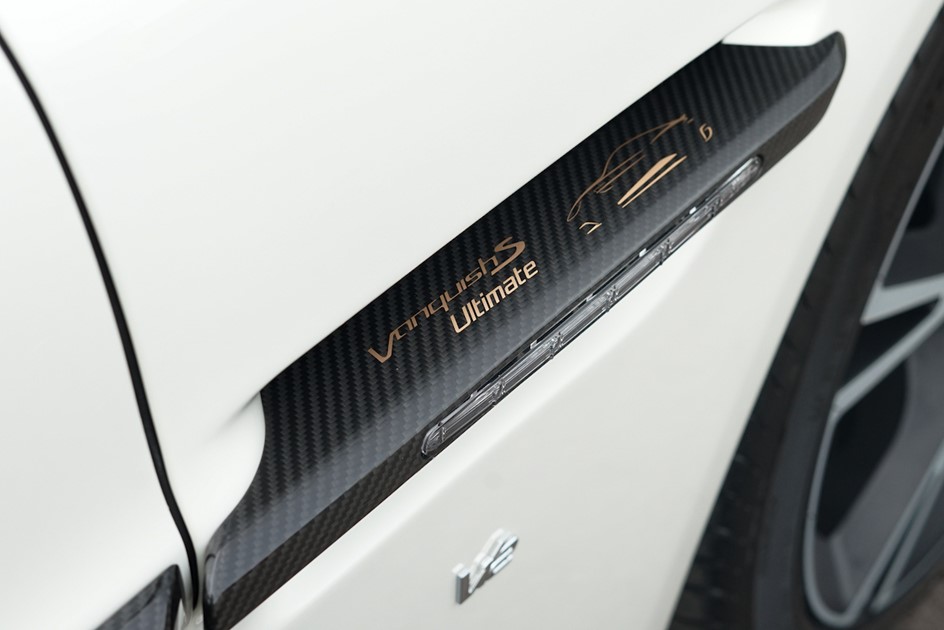 Detail shots of the Aston Martin Vanquish S Ultimate
